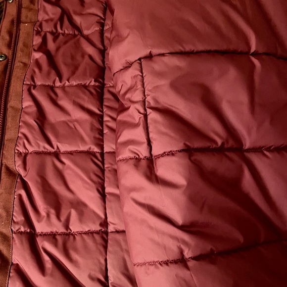 The North Face Women's Arctic Winter Parka | Red-Brown Micro Herringbone - Picture 14 of 14